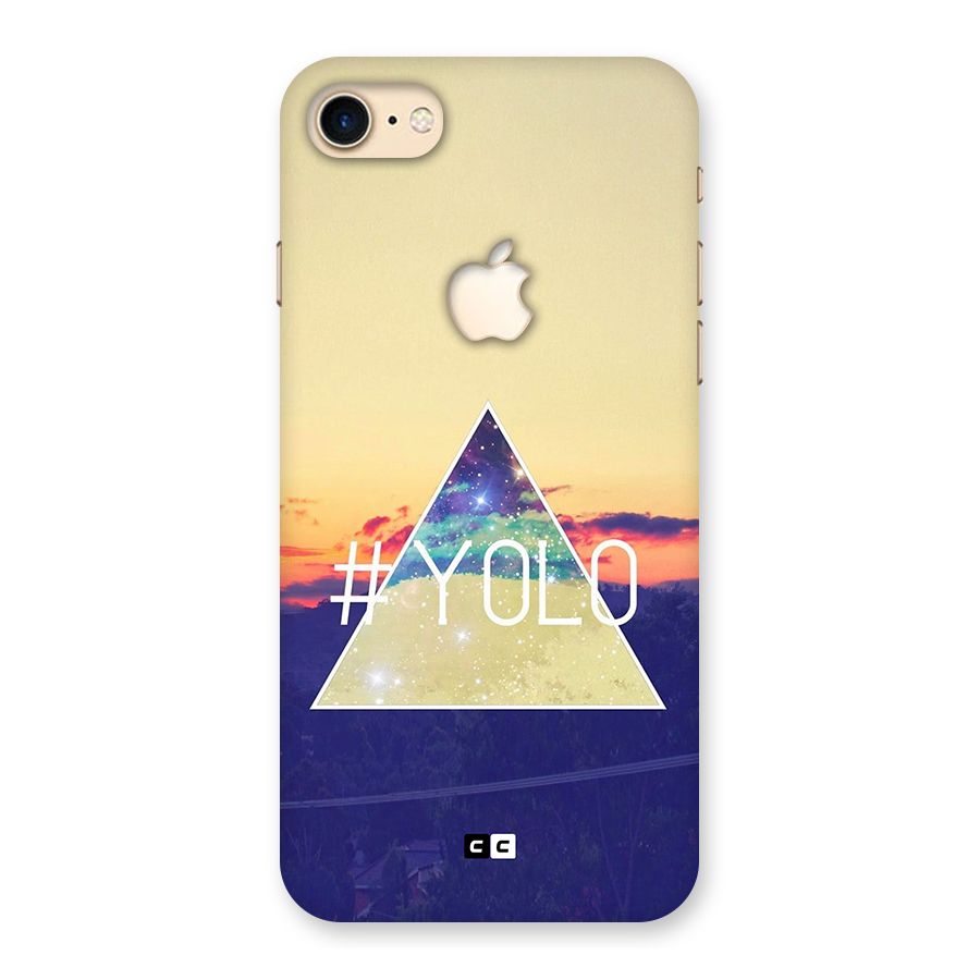 Yolo illuminati Back Case for iPhone 7 Apple Cut