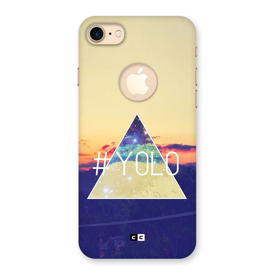 Yolo illuminati Back Case for iPhone 7 Logo Cut