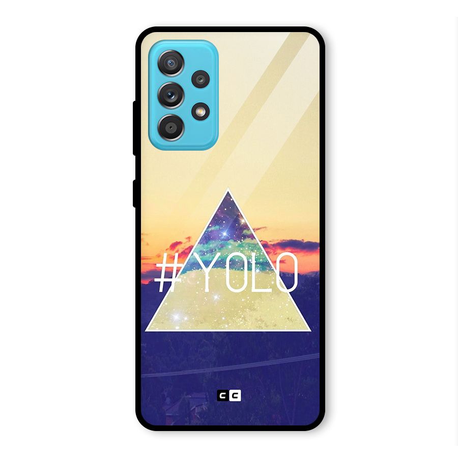 Yolo illuminati Glass Back Case for Galaxy A52