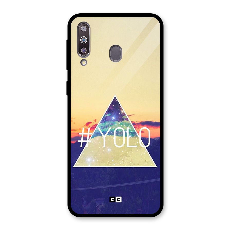 Yolo illuminati Glass Back Case for Galaxy M30