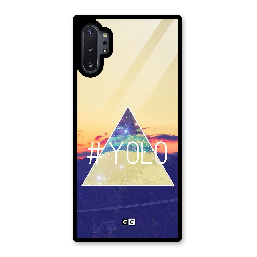 Yolo illuminati Glass Back Case for Galaxy Note 10 Plus