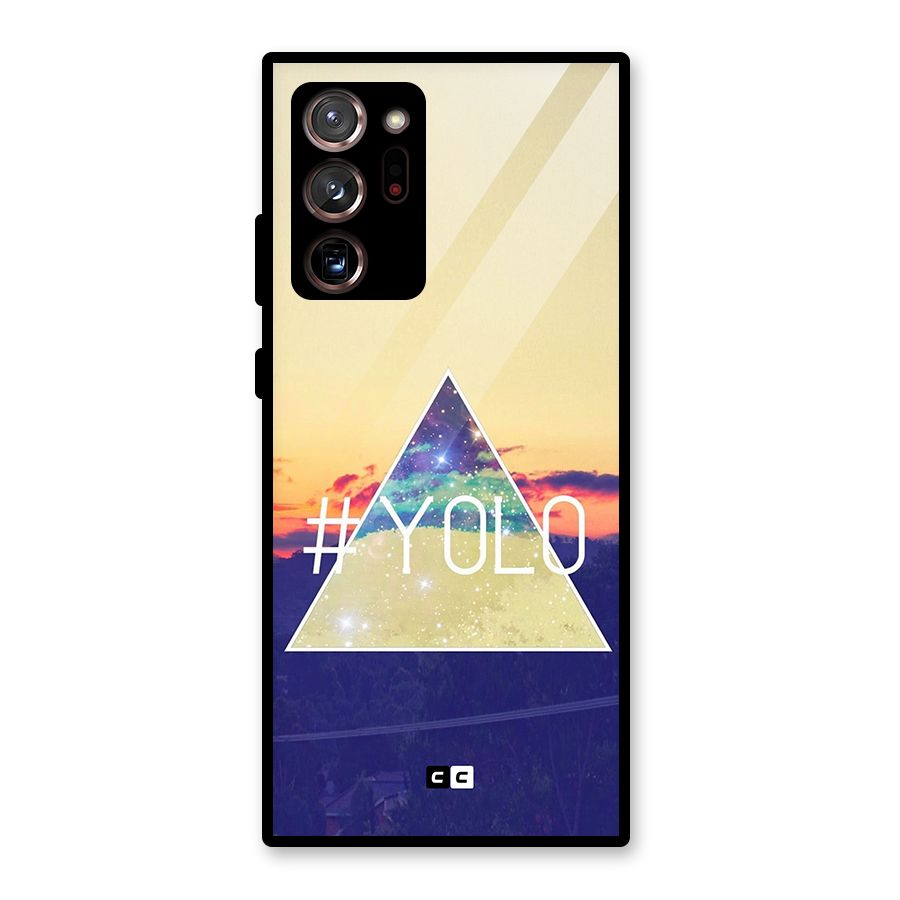 Yolo illuminati Glass Back Case for Galaxy Note 20 Ultra 5G