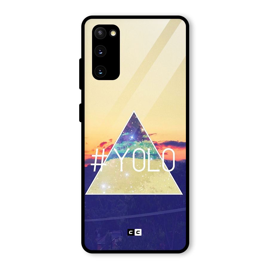 Yolo illuminati Glass Back Case for Galaxy S20 FE