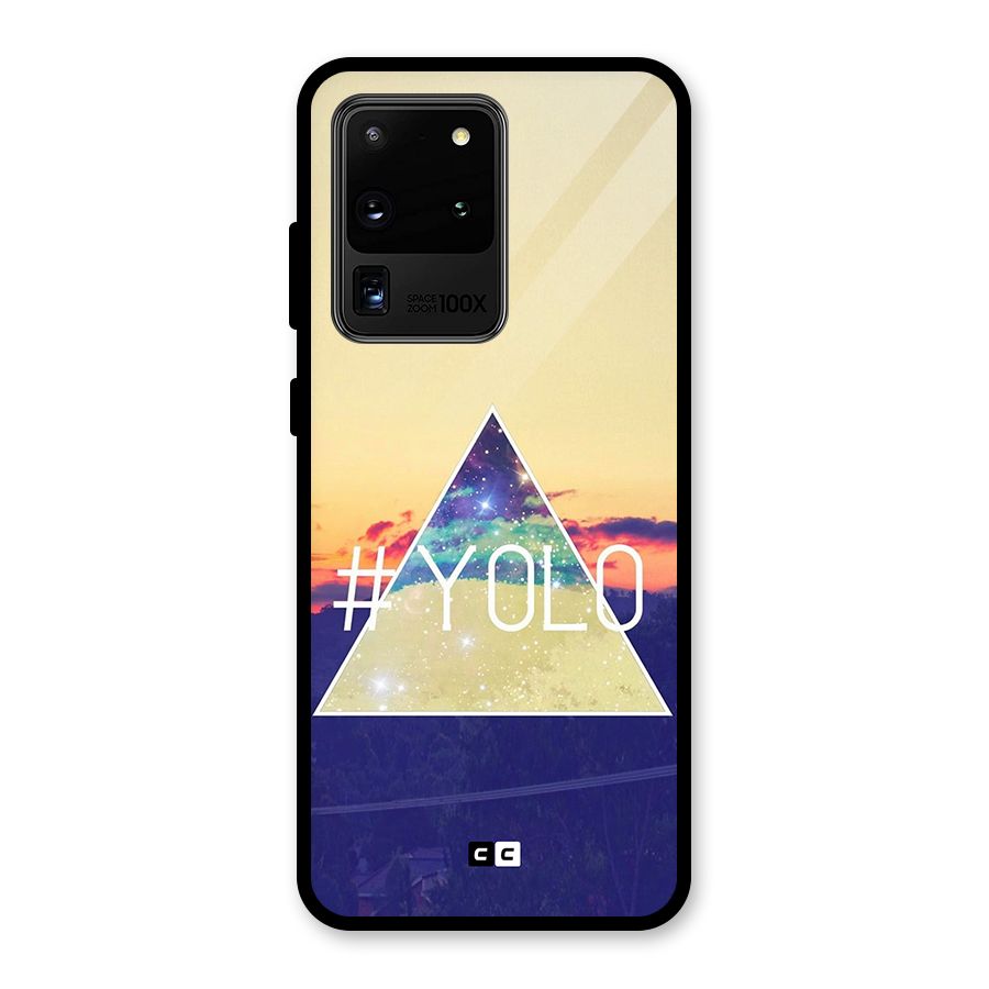 Yolo illuminati Glass Back Case for Galaxy S20 Ultra
