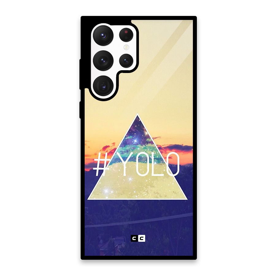 Yolo illuminati Glass Back Case for Galaxy S22 Ultra 5G