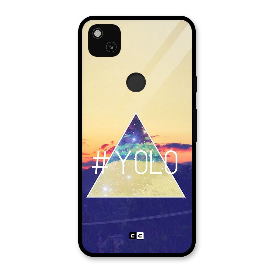 Yolo illuminati Glass Back Case for Google Pixel 4a
