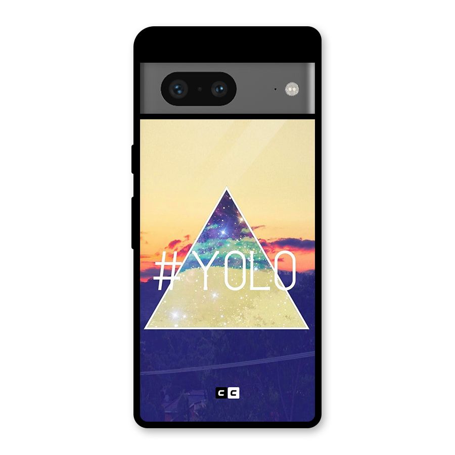 Yolo illuminati Glass Back Case for Google Pixel 7