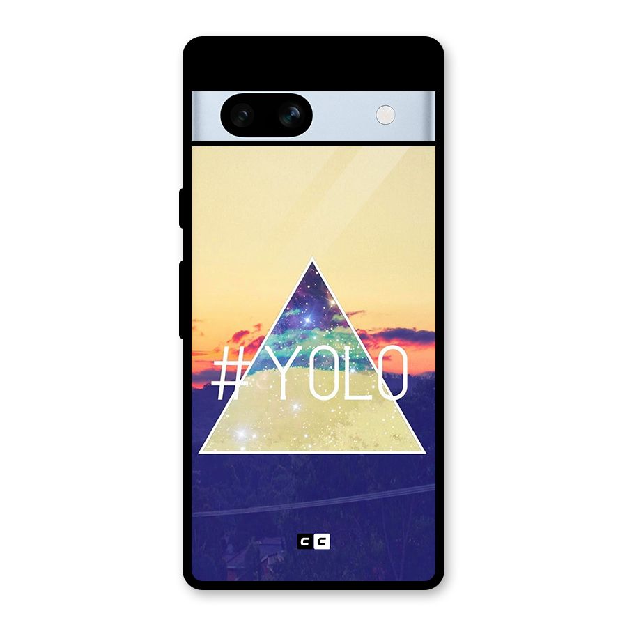 Yolo illuminati Glass Back Case for Google Pixel 7a