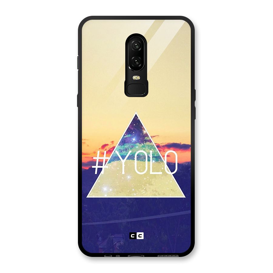 Yolo illuminati Glass Back Case for OnePlus 6