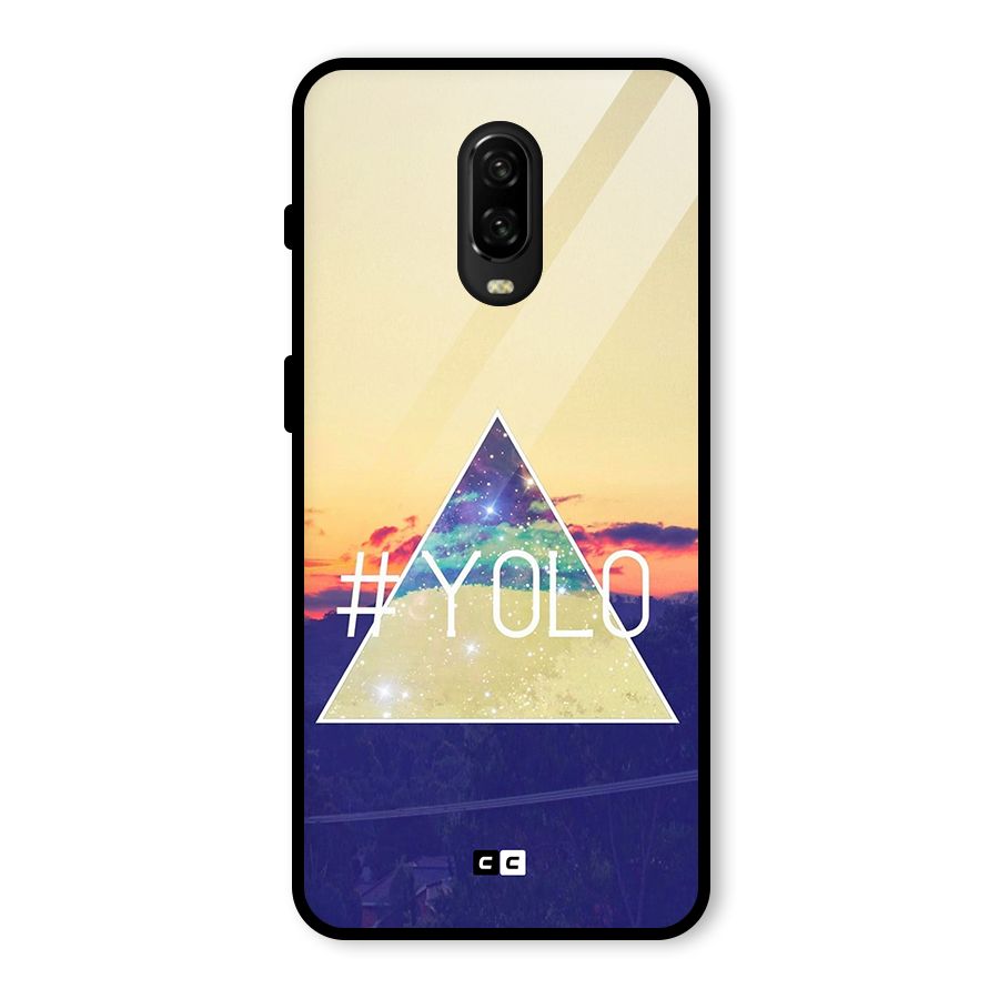 Yolo illuminati Glass Back Case for OnePlus 6T