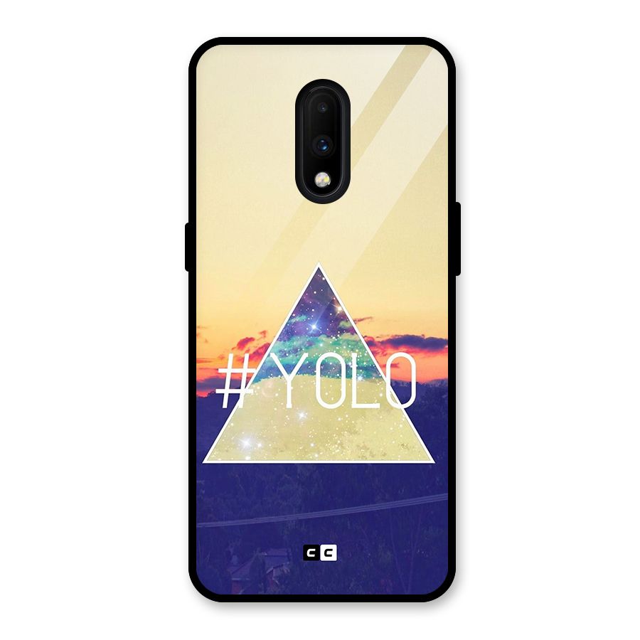 Yolo illuminati Glass Back Case for OnePlus 7