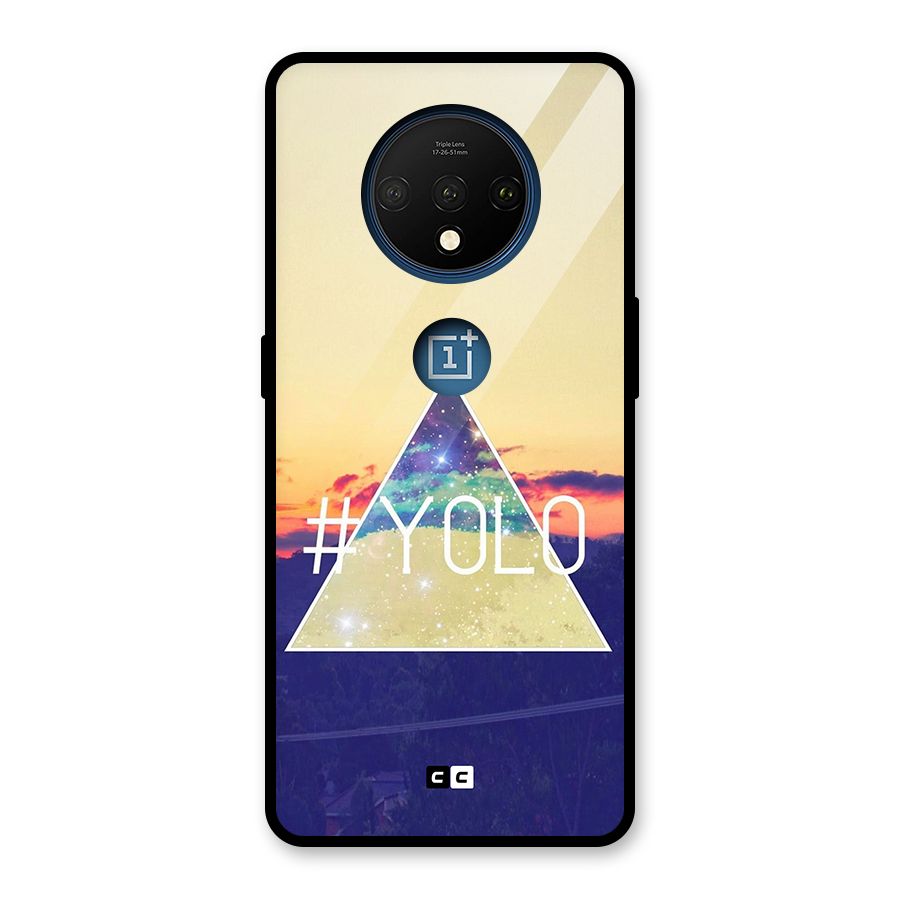 Yolo illuminati Glass Back Case for OnePlus 7T