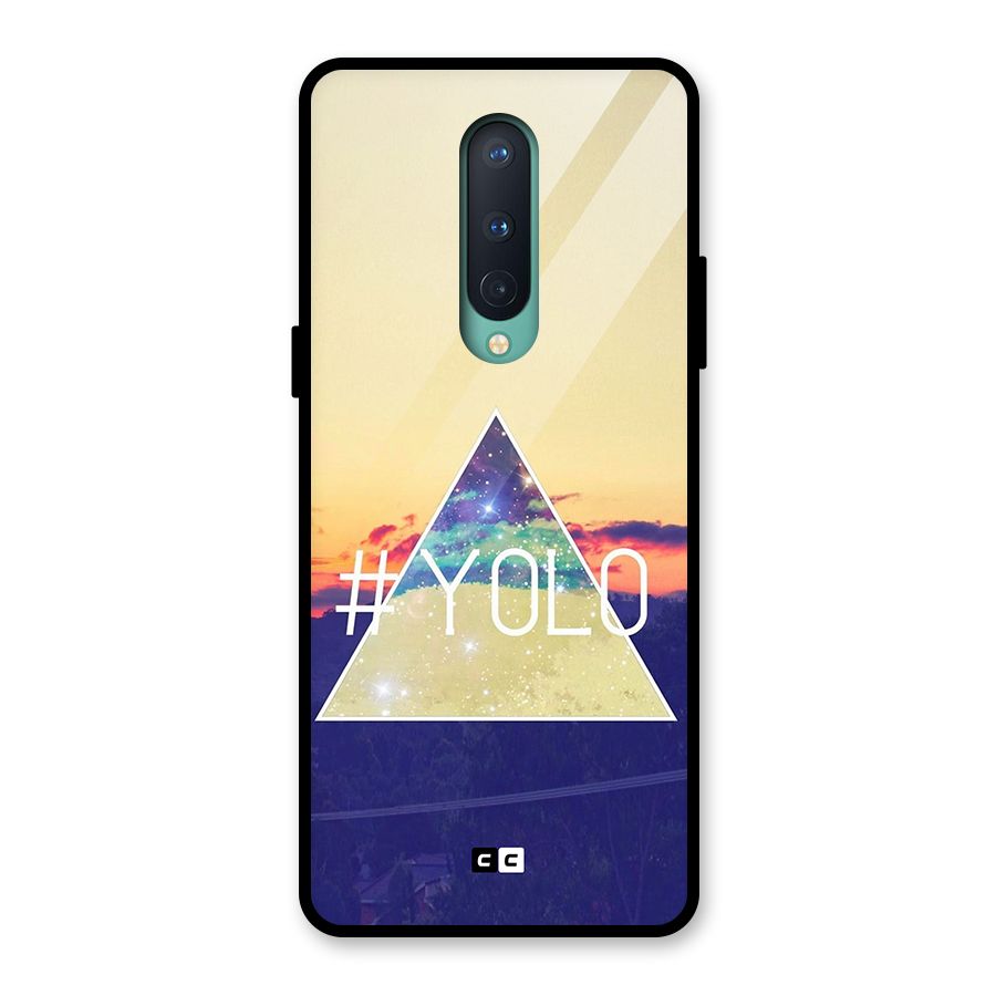 Yolo illuminati Glass Back Case for OnePlus 8