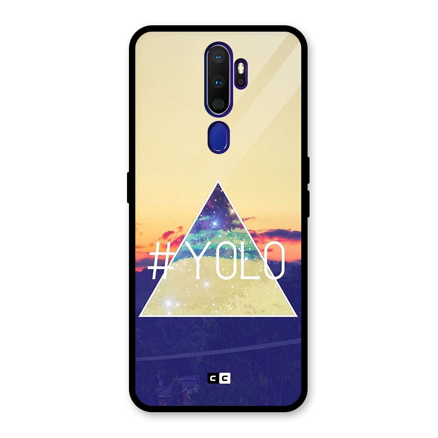 Yolo illuminati Glass Back Case for Oppo A9 (2020)