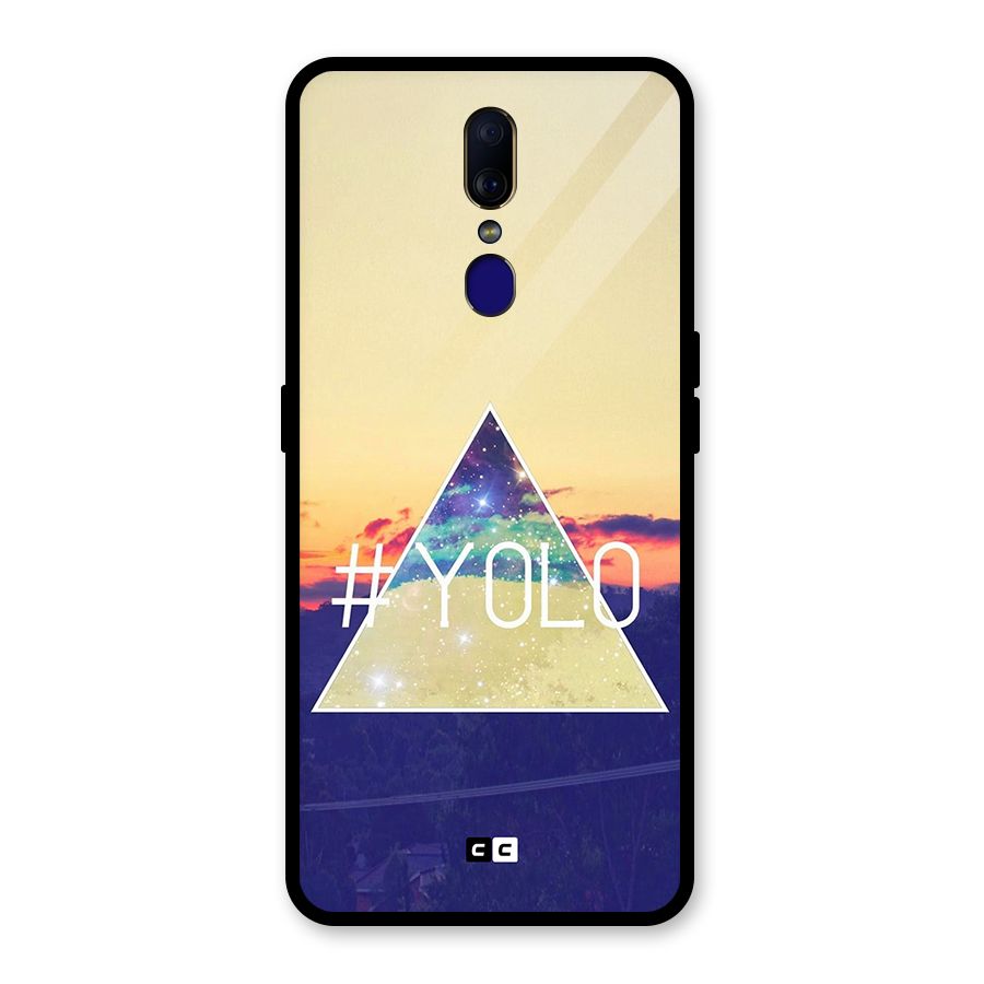 Yolo illuminati Glass Back Case for Oppo F11