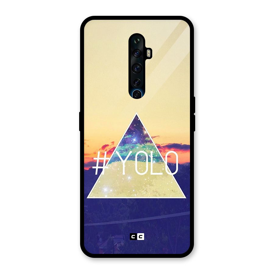 Yolo illuminati Glass Back Case for Oppo Reno2 F