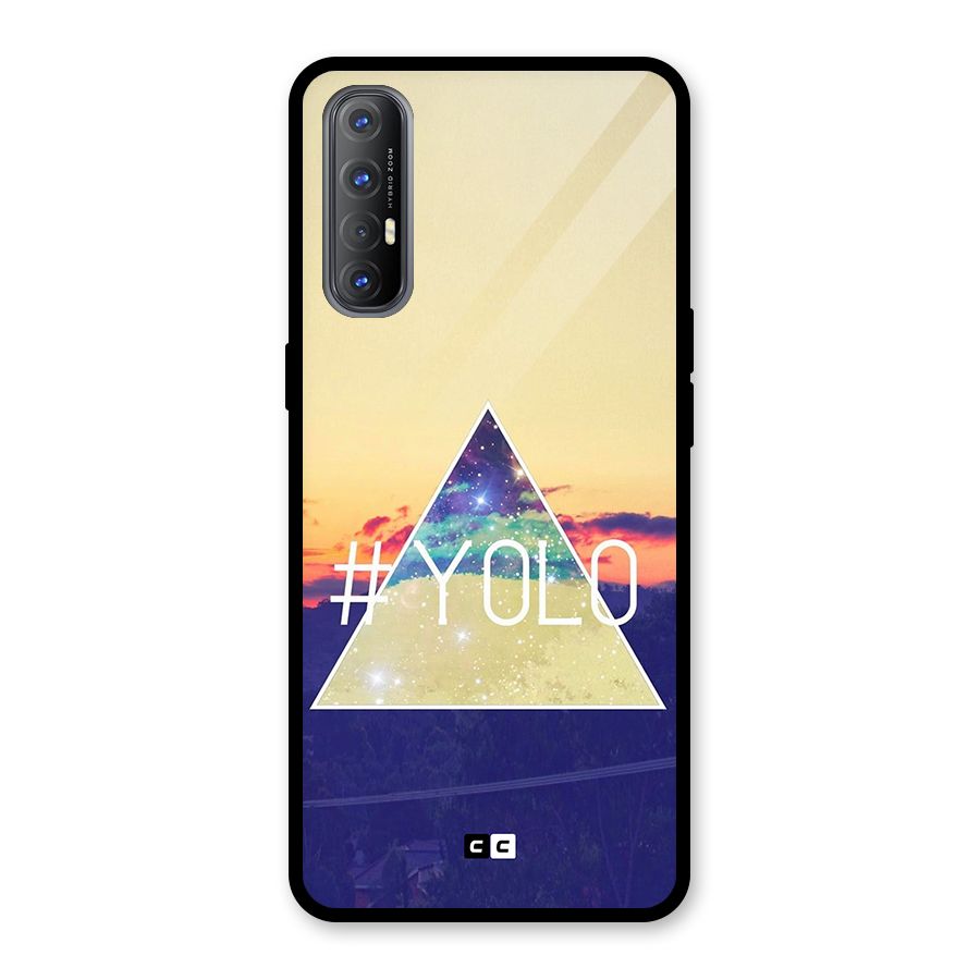 Yolo illuminati Glass Back Case for Oppo Reno3 Pro