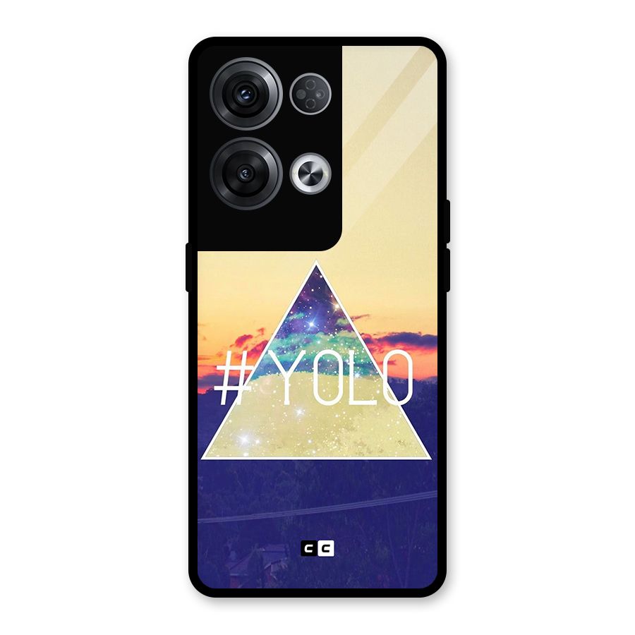 Yolo illuminati Glass Back Case for Oppo Reno8 Pro 5G
