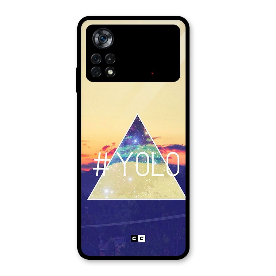 Yolo illuminati Glass Back Case for Poco X4 Pro 5G