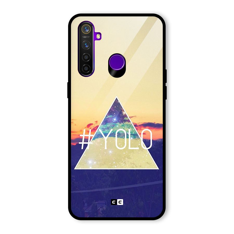Yolo illuminati Glass Back Case for Realme 5 Pro