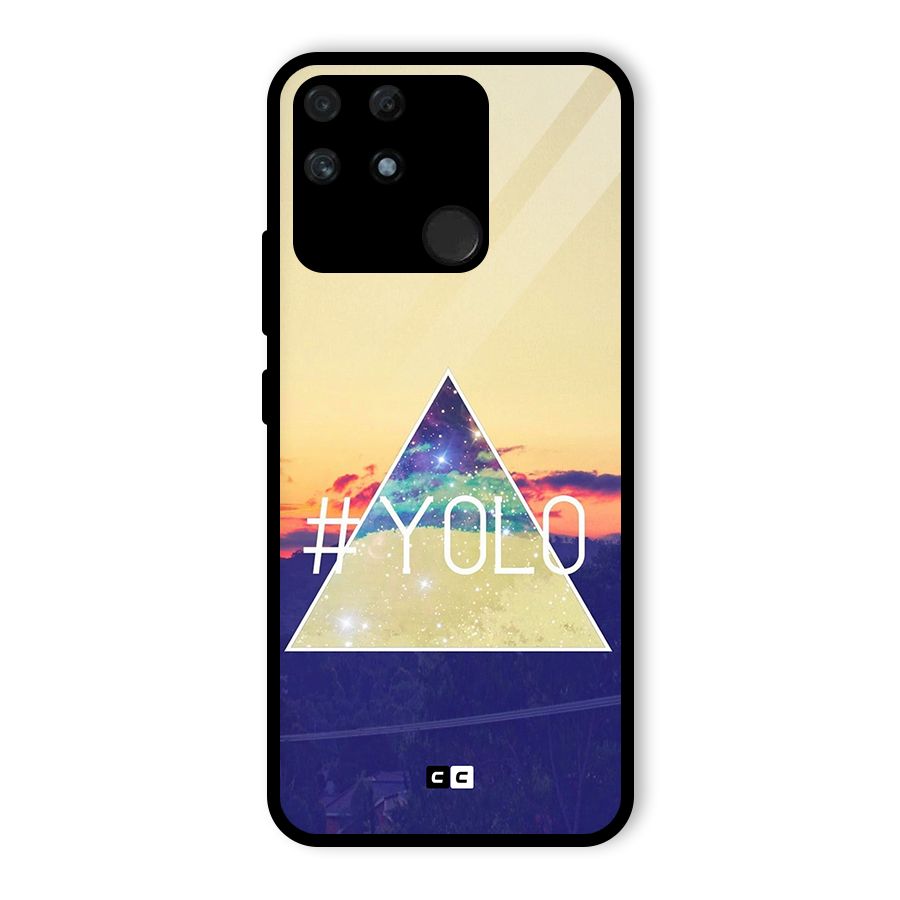 Yolo illuminati Glass Back Case for Realme Narzo 50A
