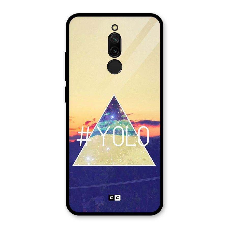 Yolo illuminati Glass Back Case for Redmi 8