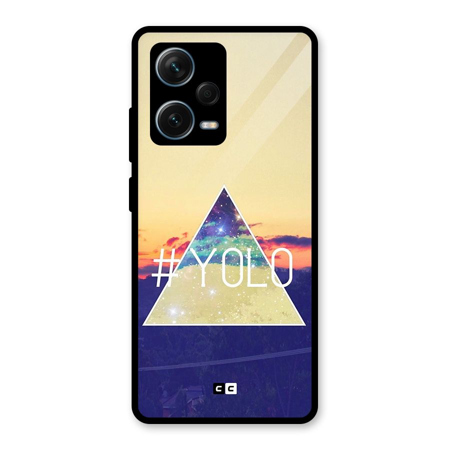 Yolo illuminati Glass Back Case for Redmi Note 12 Pro Plus 5G
