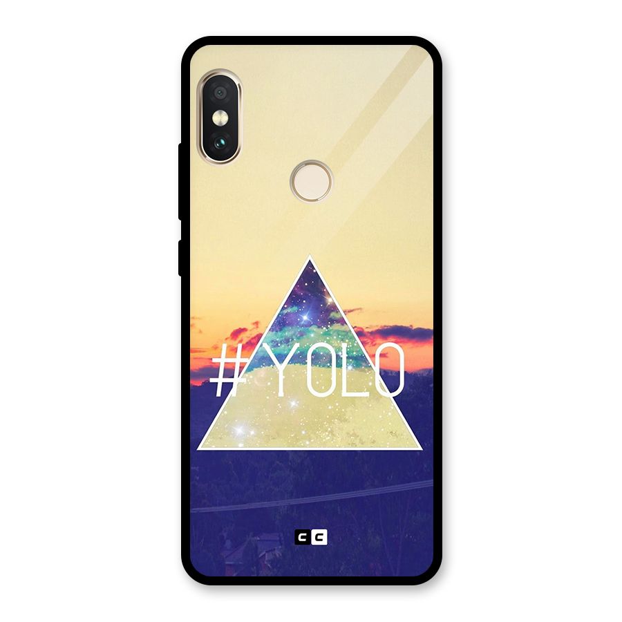 Yolo illuminati Glass Back Case for Redmi Note 5 Pro