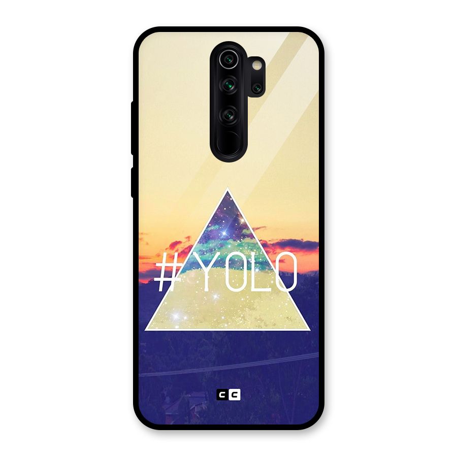 Yolo illuminati Glass Back Case for Redmi Note 8 Pro