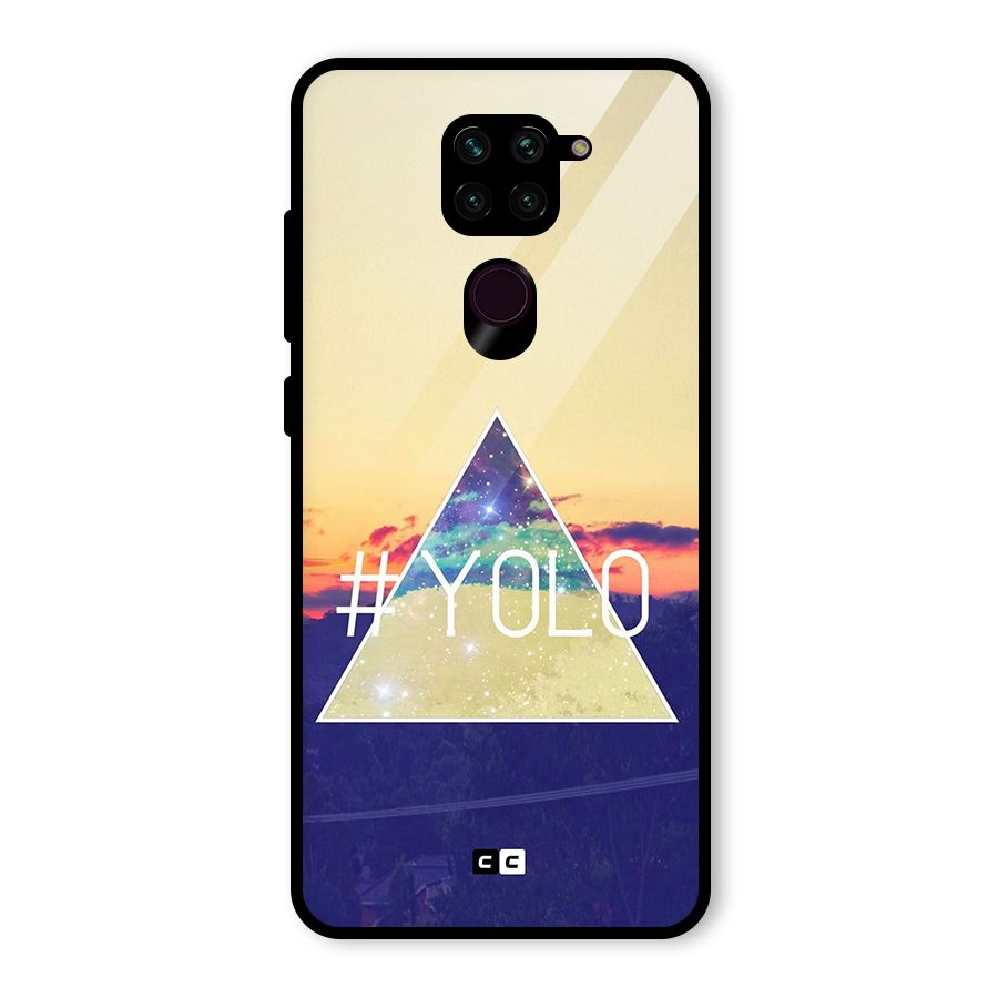 Yolo illuminati Glass Back Case for Redmi Note 9