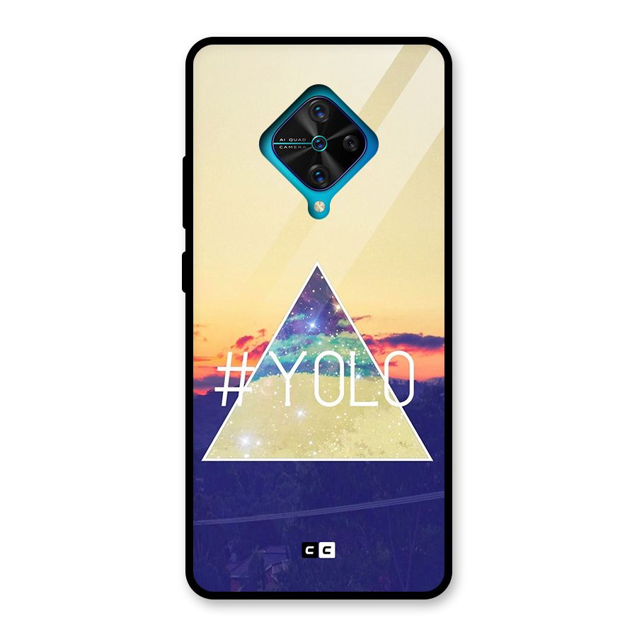 Yolo illuminati Glass Back Case for Vivo S1 Pro