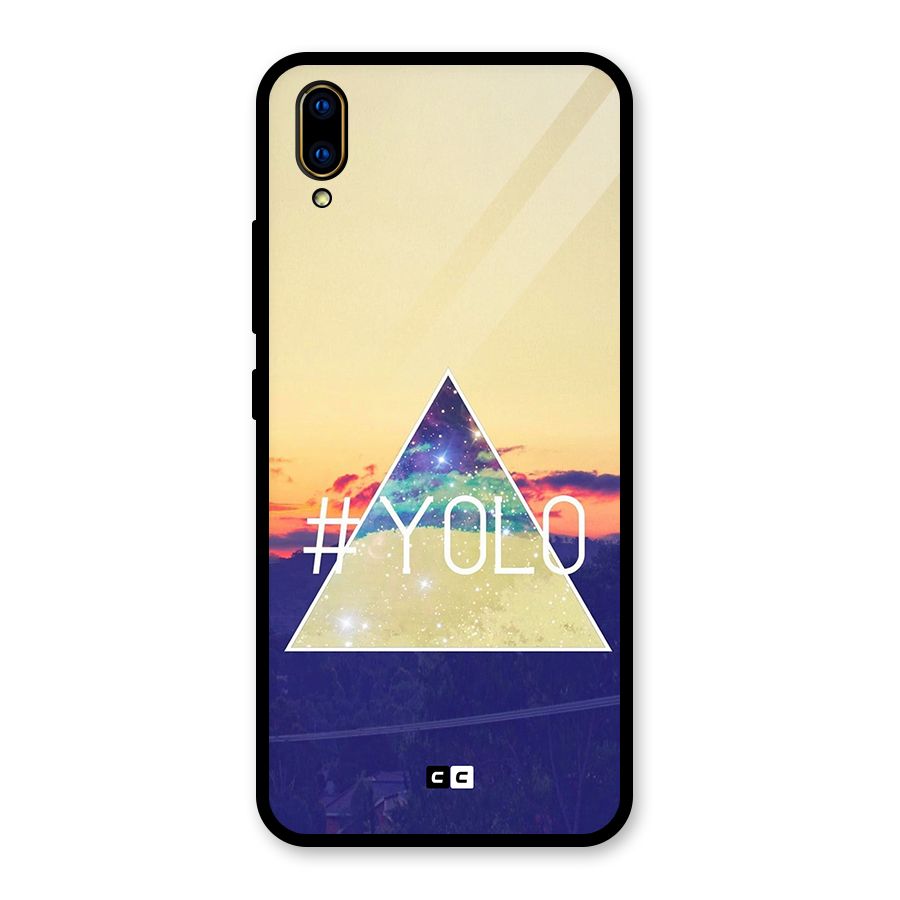 Yolo illuminati Glass Back Case for Vivo V11 Pro