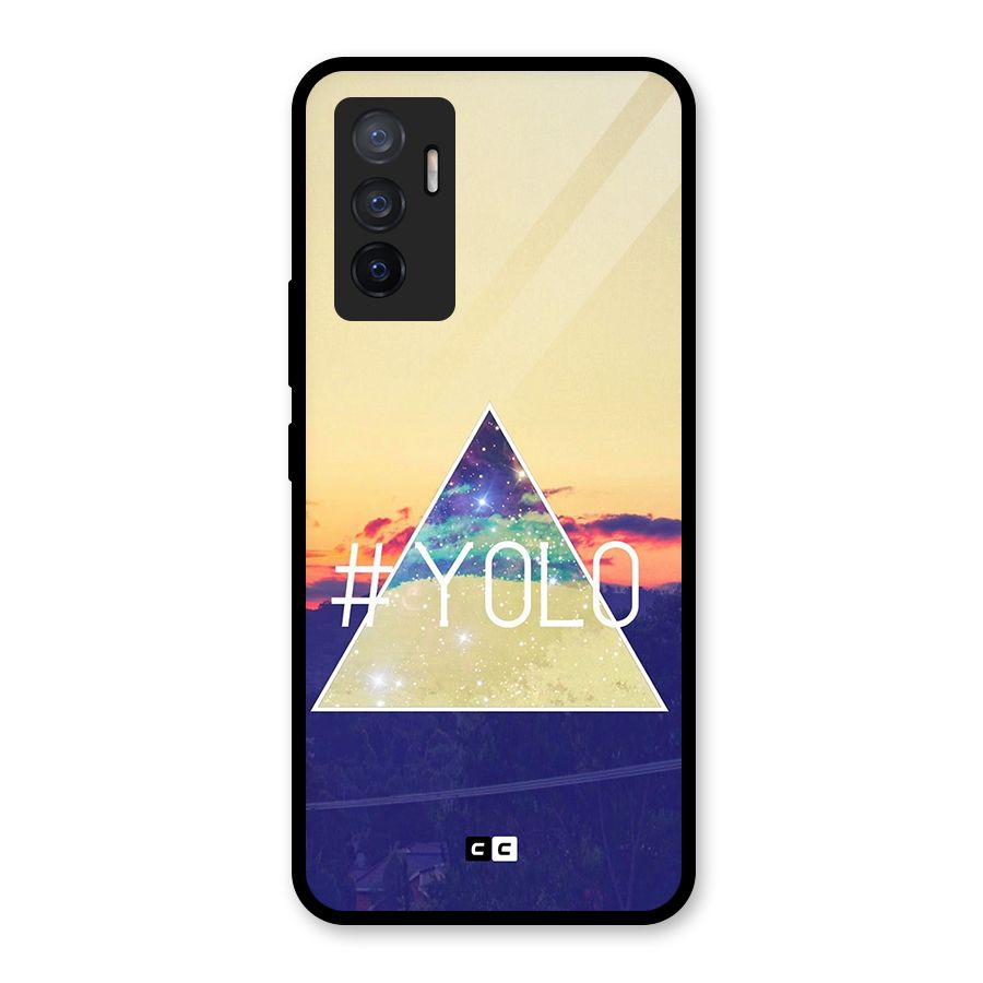 Yolo illuminati Glass Back Case for Vivo V23e