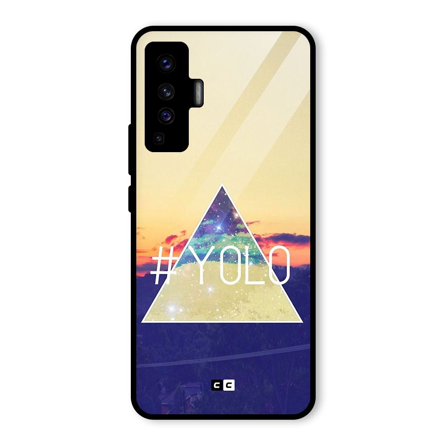 Yolo illuminati Glass Back Case for Vivo X50