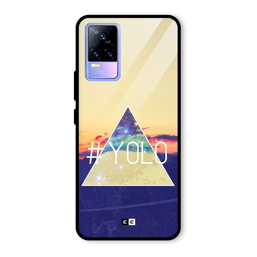 Yolo illuminati Glass Back Case for Vivo Y73
