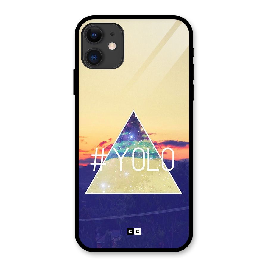 Yolo illuminati Glass Back Case for iPhone 11