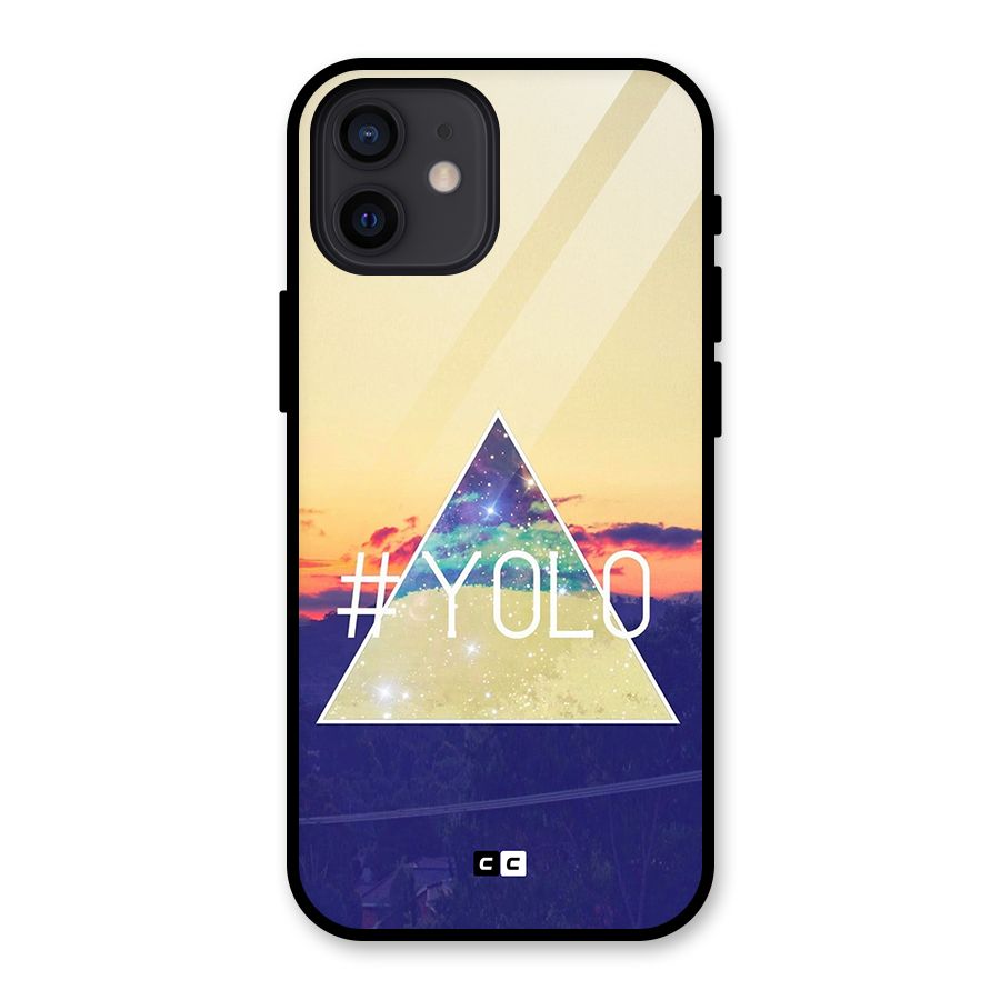 Yolo illuminati Glass Back Case for iPhone 12