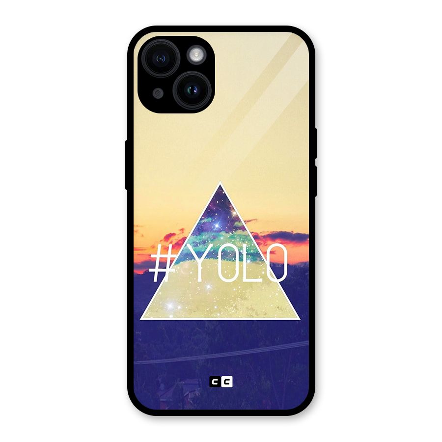 Yolo illuminati Glass Back Case for iPhone 14