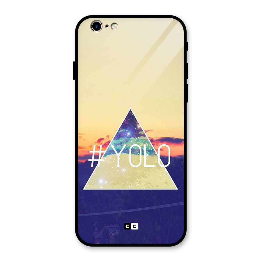 Yolo illuminati Glass Back Case for iPhone 6 6S