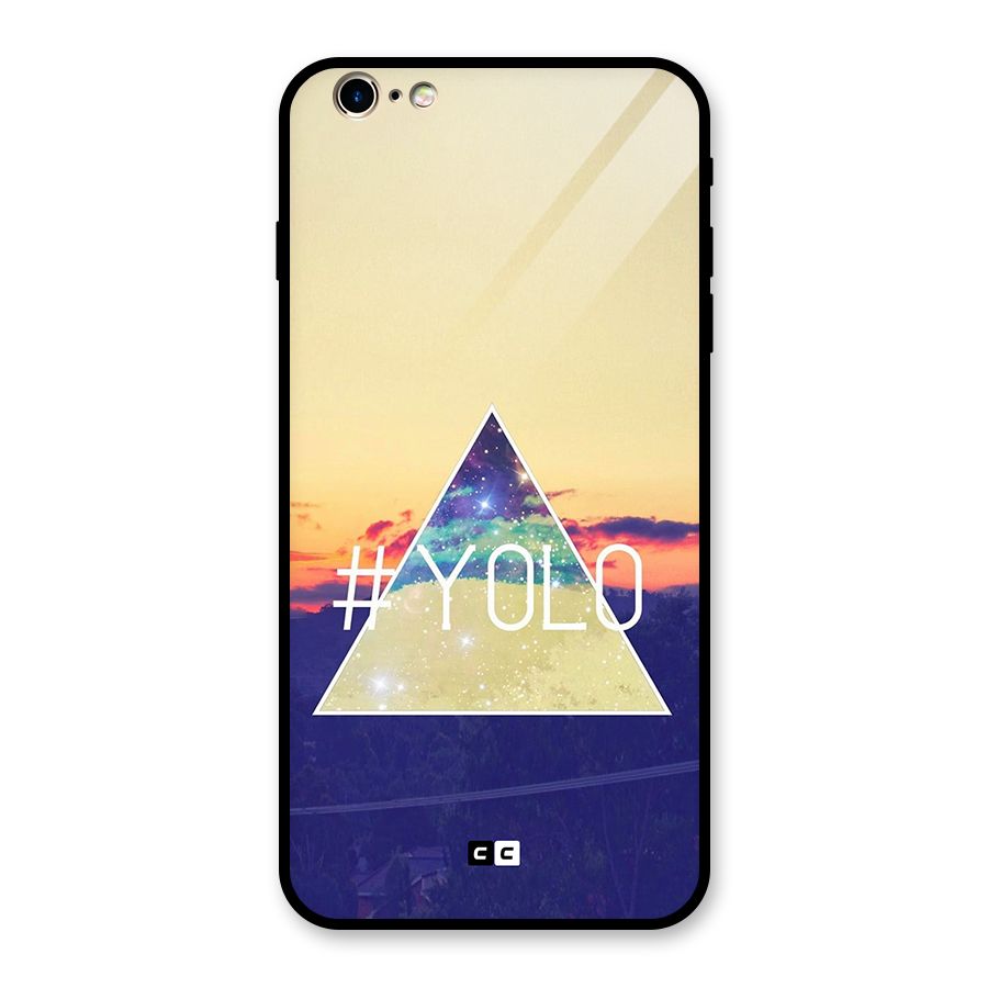 Yolo illuminati Glass Back Case for iPhone 6 Plus 6S Plus