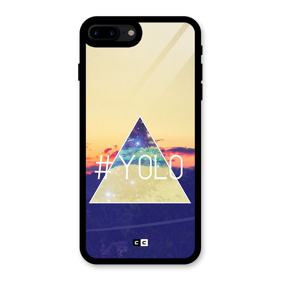 Yolo illuminati Glass Back Case for iPhone 7 Plus