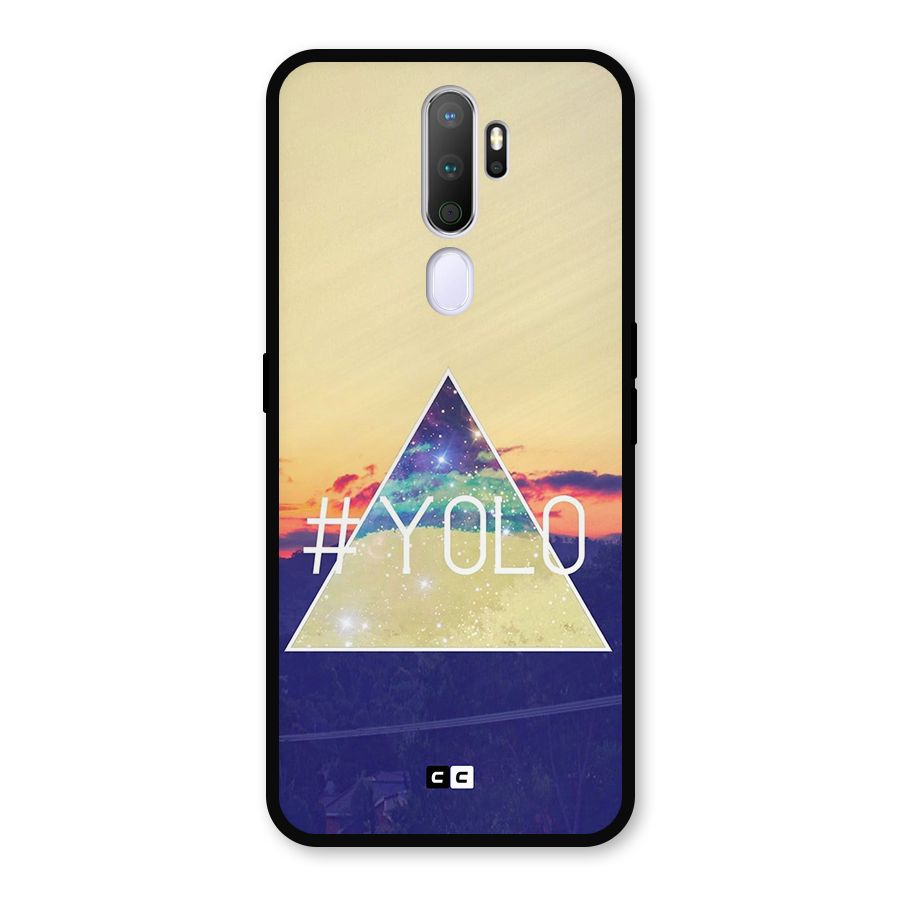 Yolo illuminati Metal Back Case for Oppo A9 (2020)