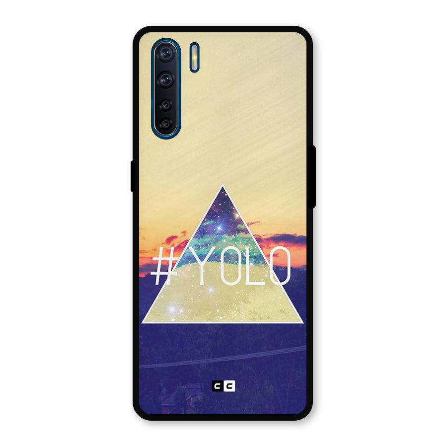 Yolo illuminati Metal Back Case for Oppo F15