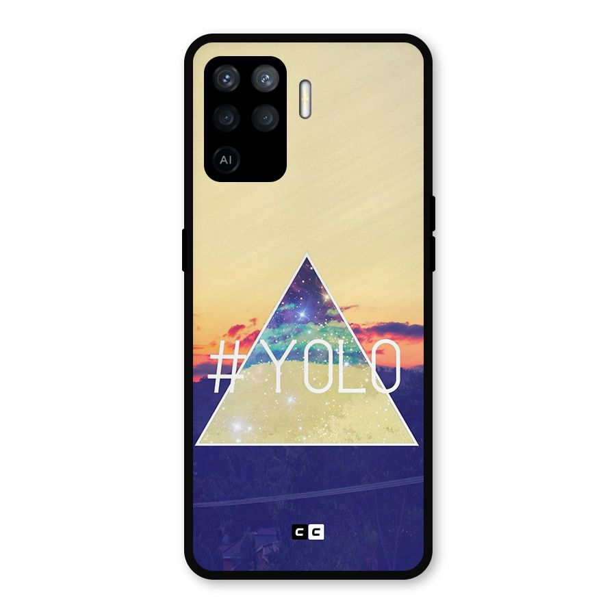 Yolo illuminati Metal Back Case for Oppo F19 Pro