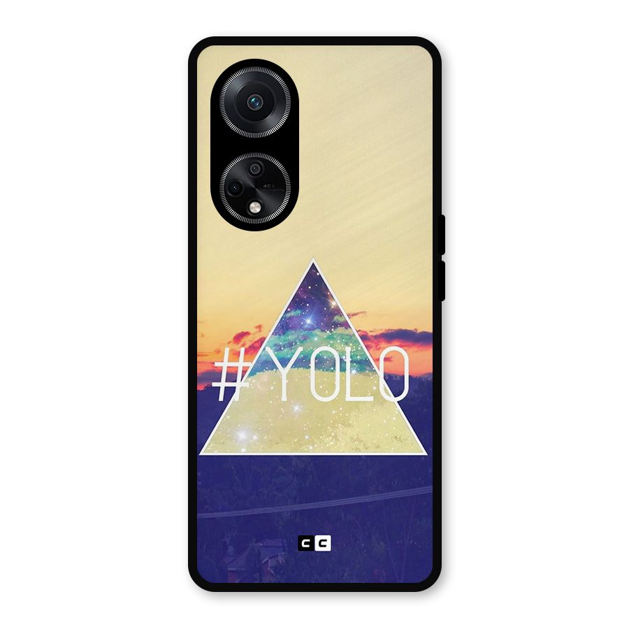 Yolo illuminati Metal Back Case for Oppo F23
