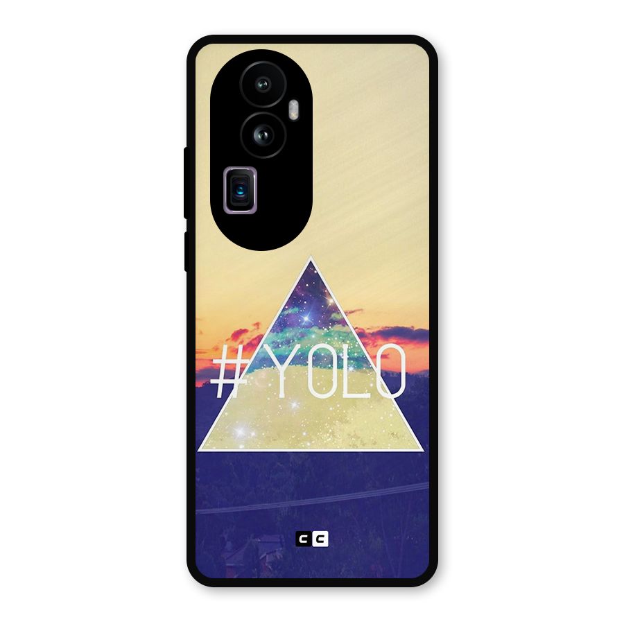 Yolo illuminati Metal Back Case for Oppo Reno10 Pro Plus
