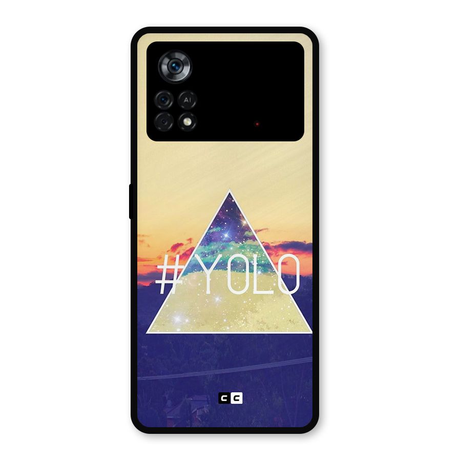 Yolo illuminati Metal Back Case for Poco X4 Pro 5G