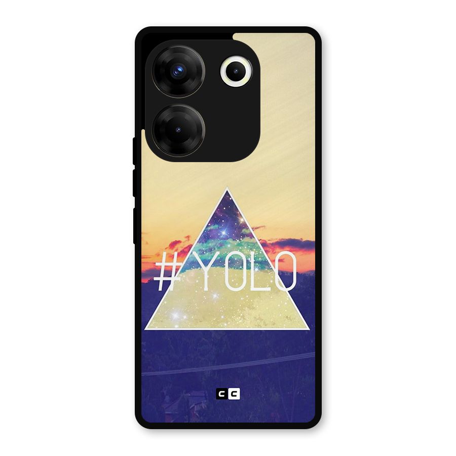 Yolo illuminati Metal Back Case for Tecno Camon 20