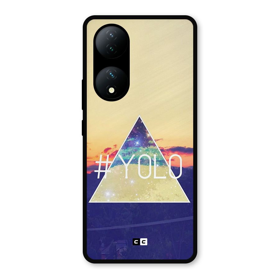 Yolo illuminati Metal Back Case for Vivo T2