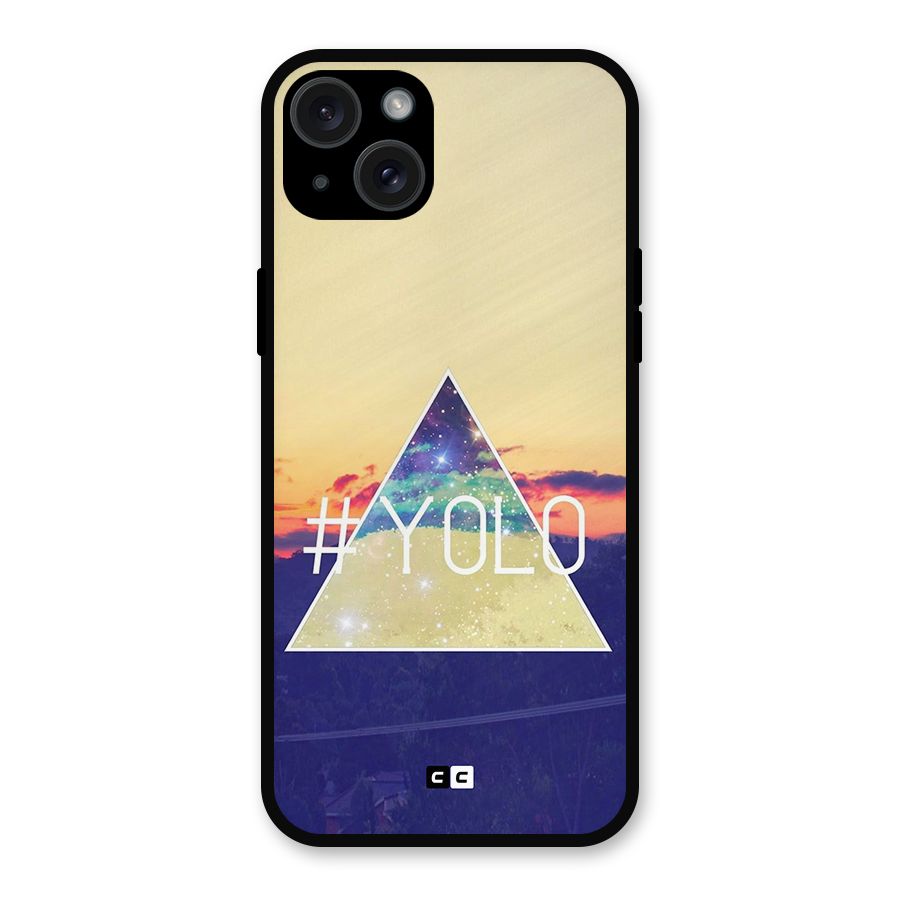 Yolo illuminati Metal Back Case for iPhone 15 Plus